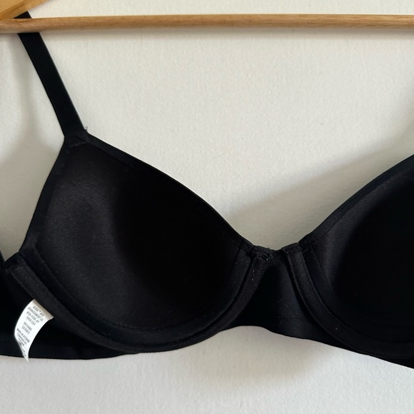 Aerie Black Real Free Full Coverage Comfortable Classic Neutral Bra size 32B EUC - Picture 4 of 6